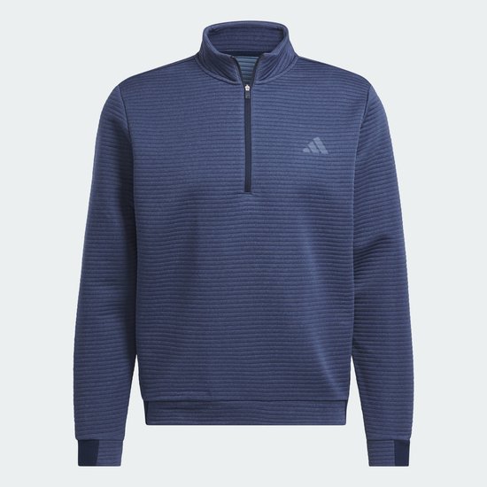 adidas Performance Ultimate365 DWR Textured Pullover met Korte Rits - Heren - Blauw van adidas — afbeelding 2