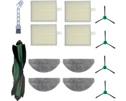 Accessoirespakket voor iRobot Roomba Combo Essential - Filter/Dweil/Zijborstel/Afzuigrol