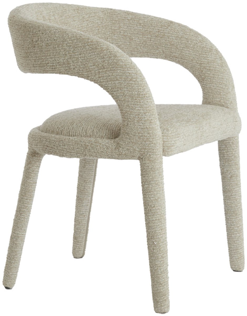 Eetkamerstoel KYRAN - 58x57x78 cm - Bruin - Set van 2