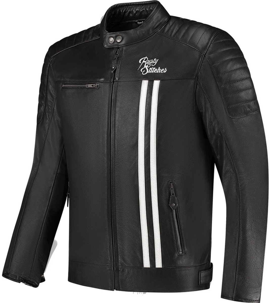 Rusty Stitches Cooper Motorfiets lederen jas -