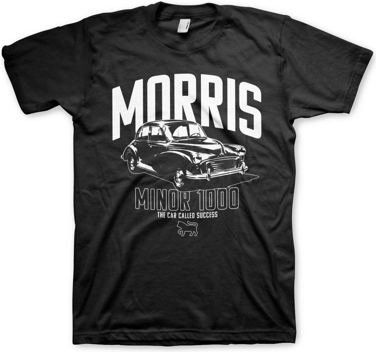 Morris Minor 1000 T-Shirt Black-XL