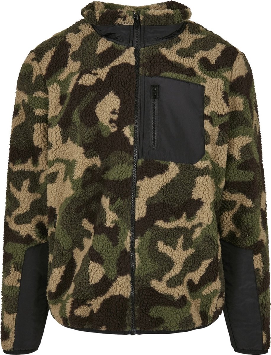 Urban Classics Boys Sherpa Kinder Jacket Kids 158 Multicolours Multicolor