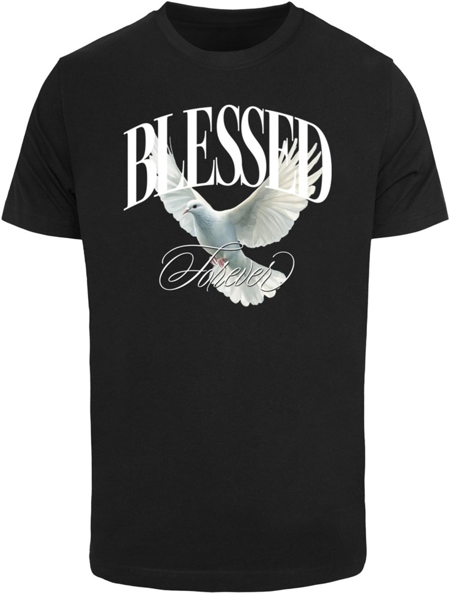 Mister Tee Blessed Forever T-shirt Zwart