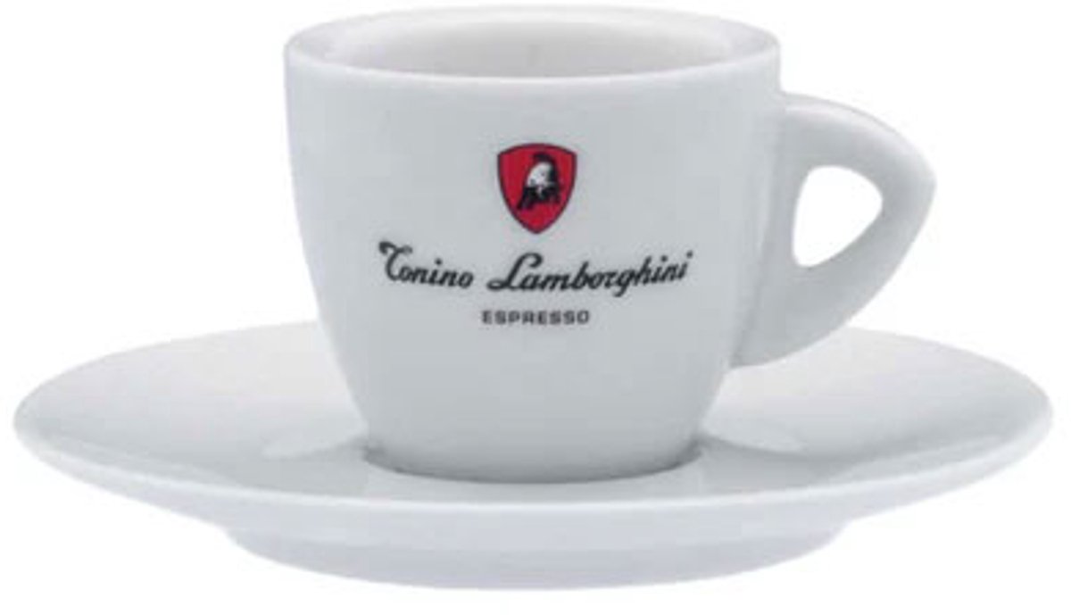 Tonino Lamborghini - Espresso kop en schotel - Wit