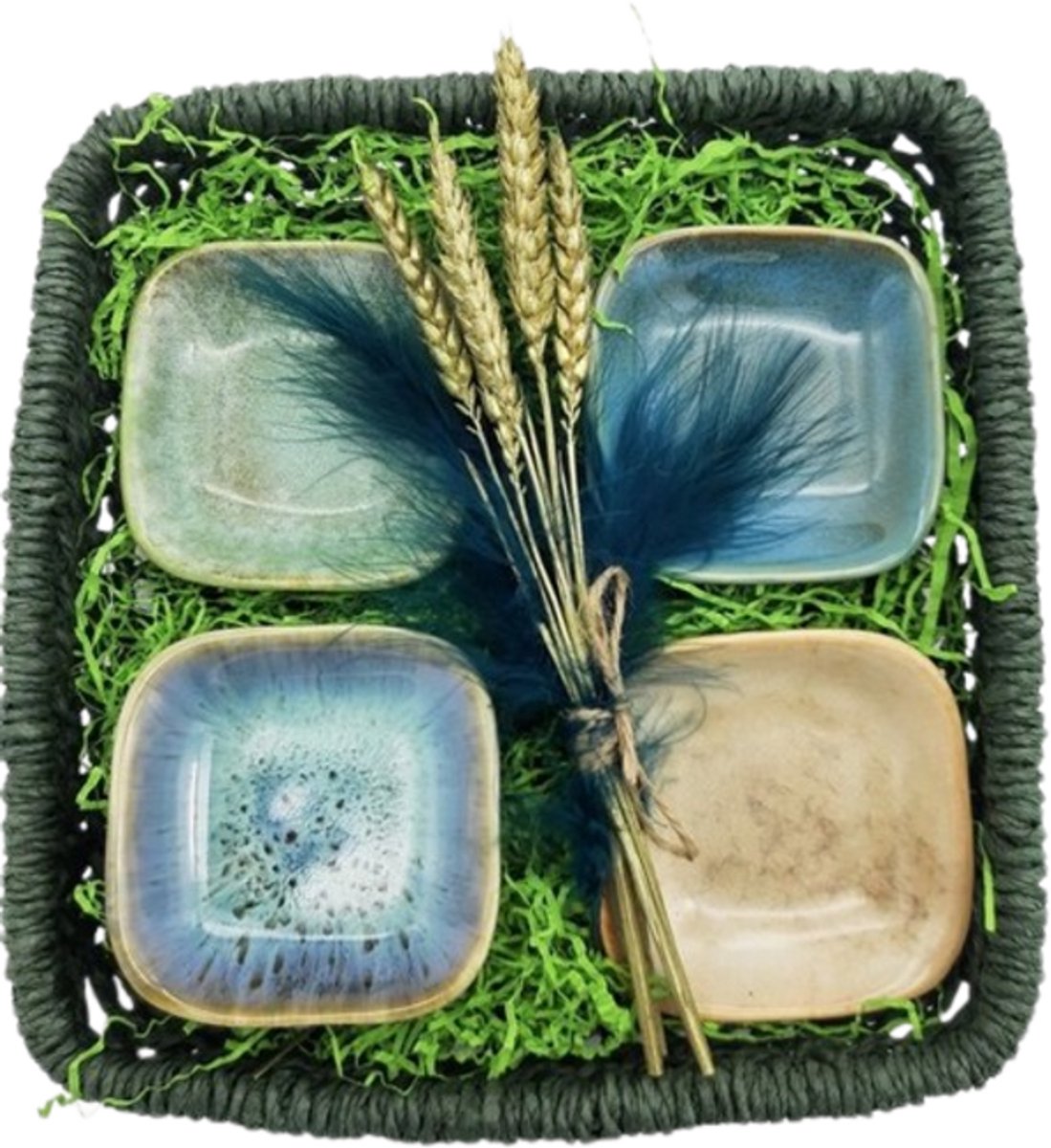 Tapasschaal set van aardewerk – Perfect cadeau voor haar, moeder of collega