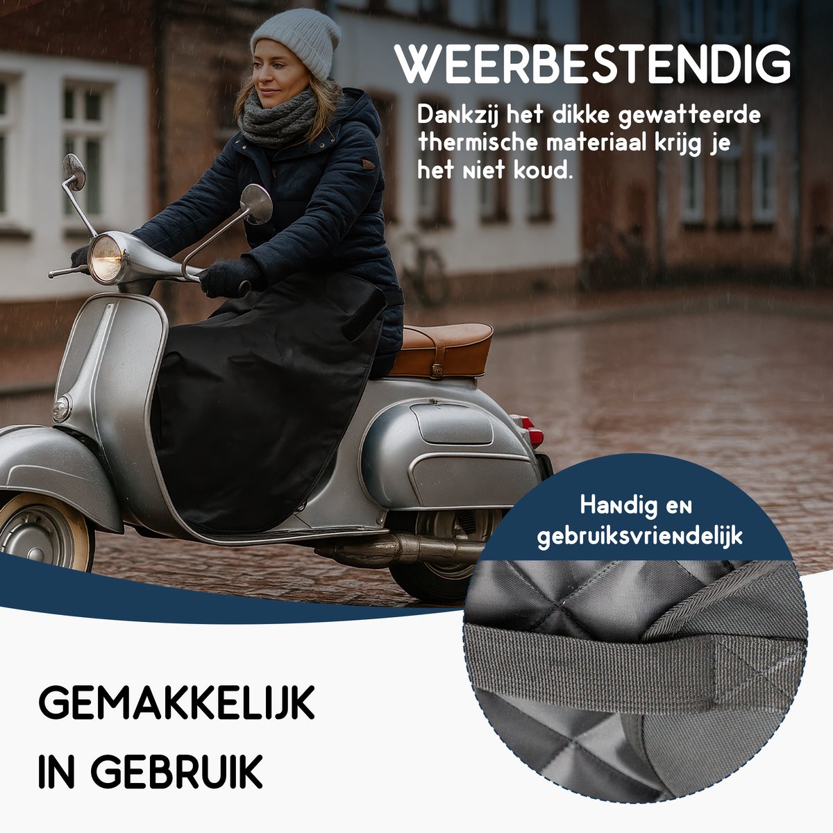 Crepundia Universele Scooter Schort Beenhoes, 70CM Winter Motorfiets