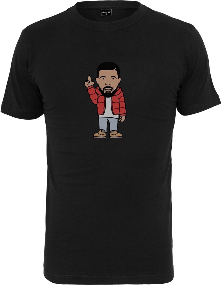Mister Tee Kanada Sketch Heren T-shirt XL Zwart