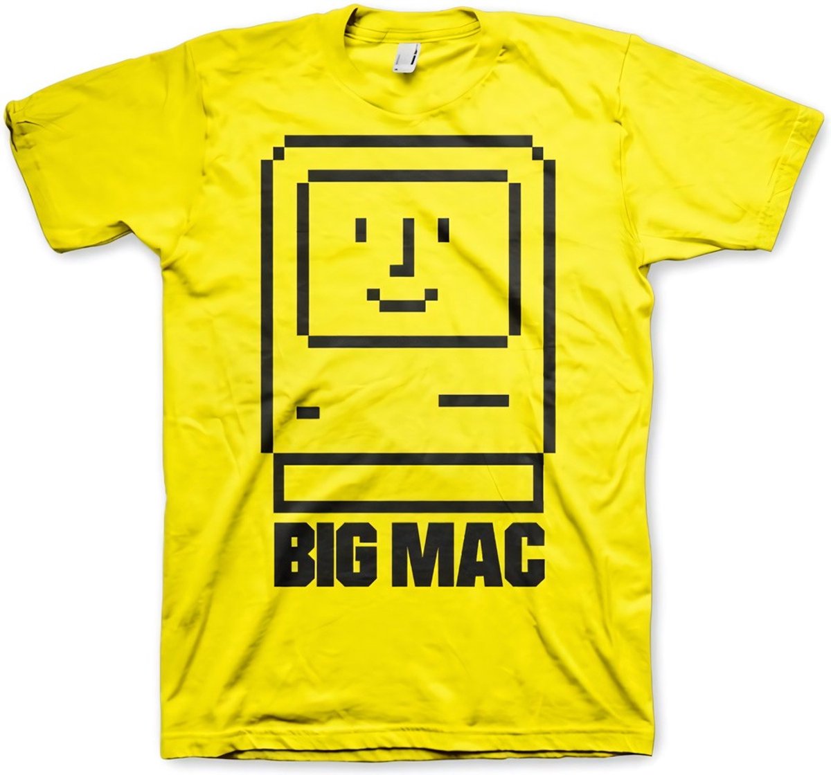 Hybris Big Mac T-shirt geel