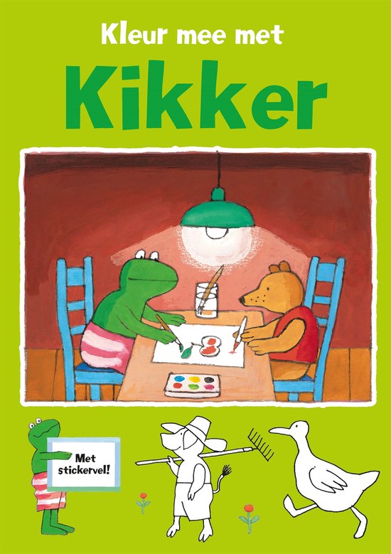 Kikker - Kleur mee met kikker - cover