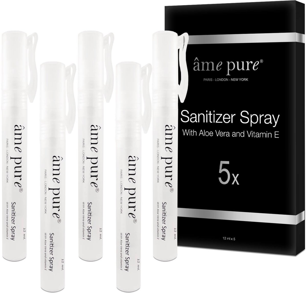 âme pure GENTLEMEN SANITIZER SPRAY SET - Hand- & Microneedling Desinfectie 5 St.