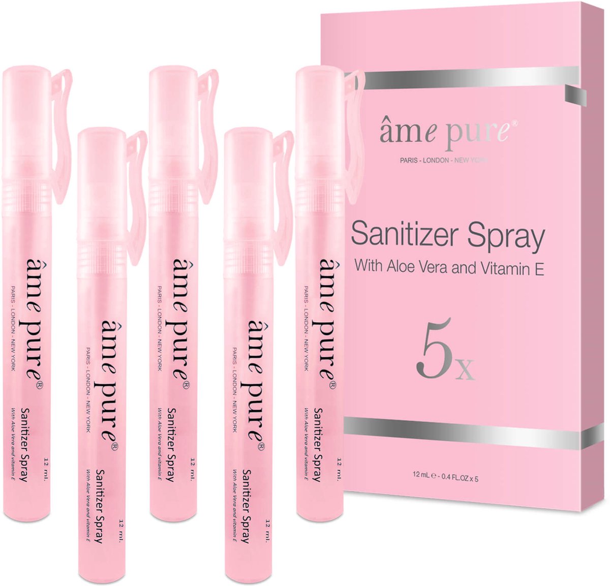 âme pure SANITIZER SPRAY SET - Hand- & Microneedling Desinfectie 5 St.