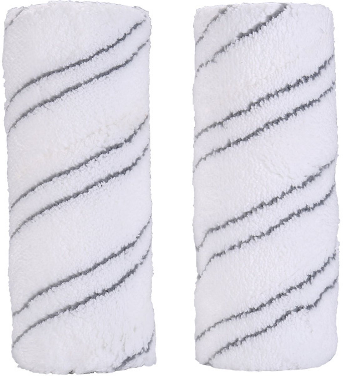 Vloerreiniger Rollen - Reinigingsborstels Set - Hardnekkig Vuil Verwijderen - Zacht Absorberend Microfiber - 2 Stuks - Grijs – foto 4