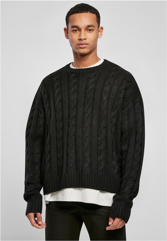 Urban Classics - Boxy Sweater/trui - 3XL - Zwart