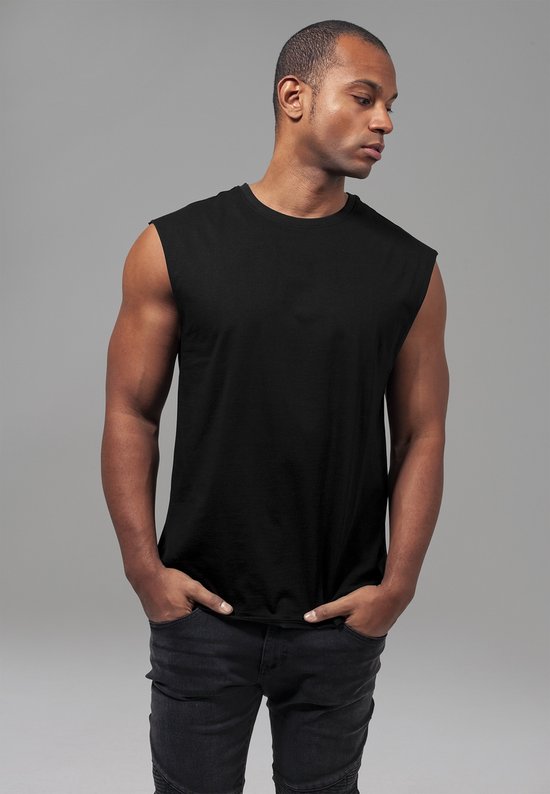 Chemise sans manches Urban Classics -XXL- Open Edge sans manches Noir