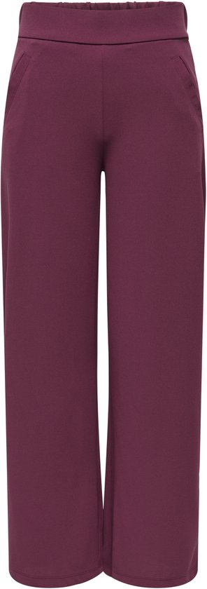Jacqueline de Yong Broek Jdylouisville Catia Life Wd Pnt Jrs 15221238 Maroon Banner Dames Maat - W28 X L32