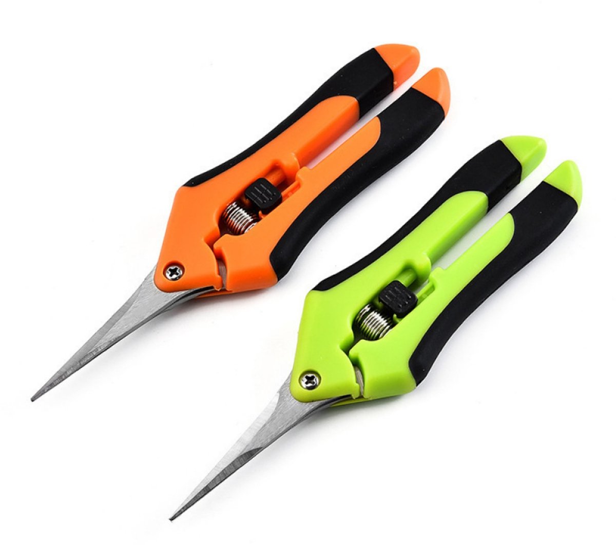 EXCITAT Tuinscharen - Oogstscharen - Rozenscharen - Bonsaischaren - Plantenscharen voor takken, bloemen, fruit Kleine bloemenscharen - 2 stuks