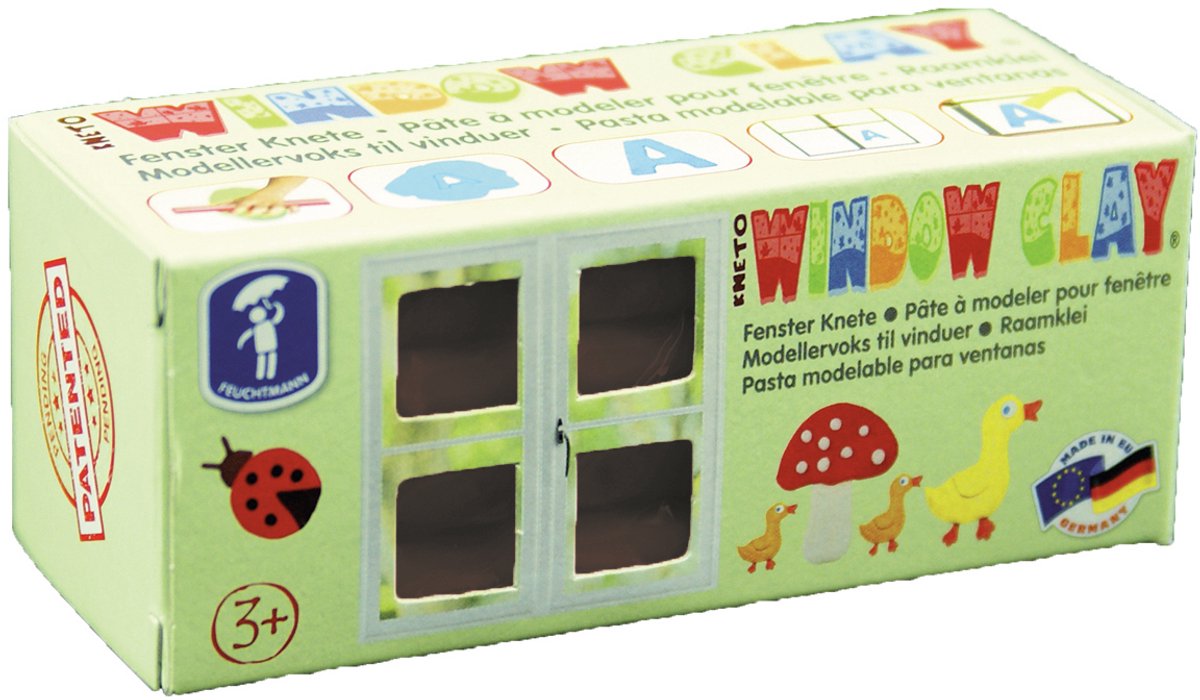 KNETO Raamklei - staaf 150 gram - zwart