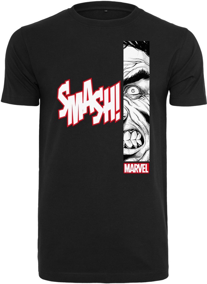 Merchcode The Hulk - Angry Hulk Heren T-shirt - S - Zwart