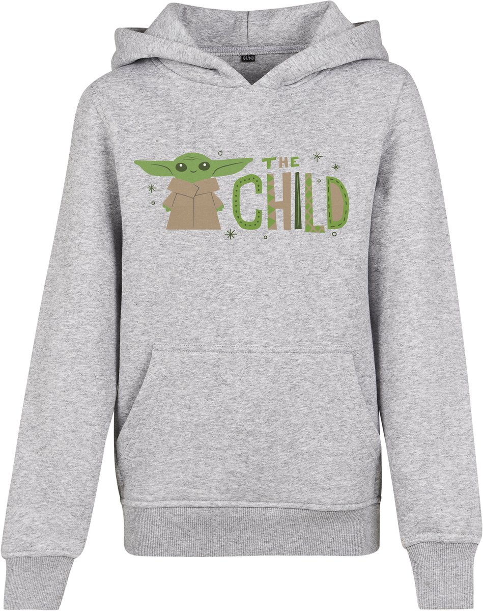 Mister Tee The Mandalorian The Child Kinder hoodie/trui Kids 158 Grijs