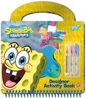 SpongeBob Doeboek - Activiteitenboek - Tekenen, schrijven en stickeren - 20 pagina's - Speelgoed Kinderen - Knutselen - Voor meisjes en jongens - Ook voor kleuters - Vanaf 3 jaar - Totum