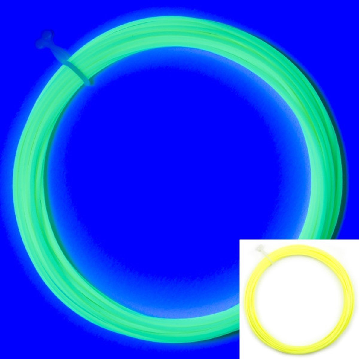 3D&Print 3D PLA Filament 10m 6 stuk Glow in the Dark Groen