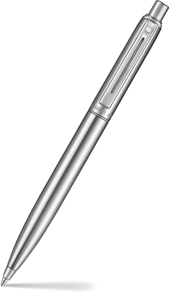 Sheaffer balpen - Sentinel 330 - geborsteld chroom met chroom gepolijste afwerking - SF-E233051