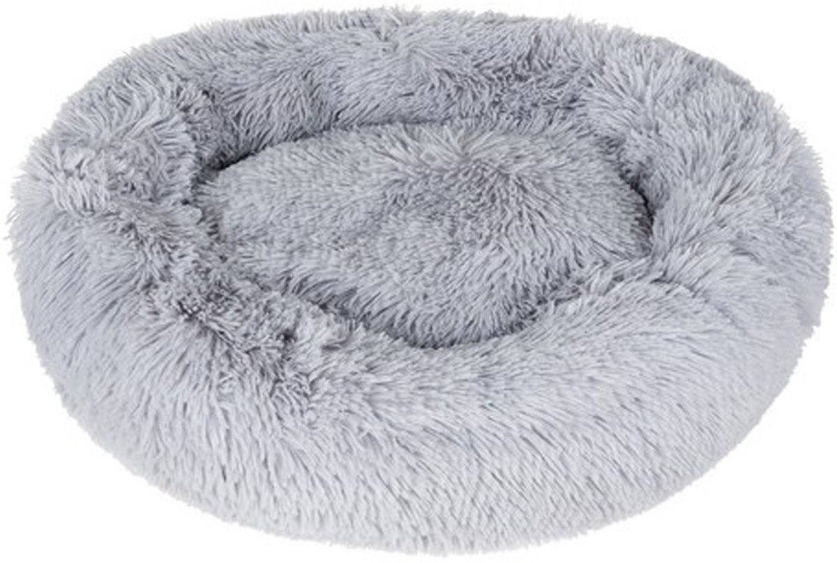 Purlov Hondenmand - Donut - Hondenkussen - Kattenmand - Kattenbed 32x60x15 CM