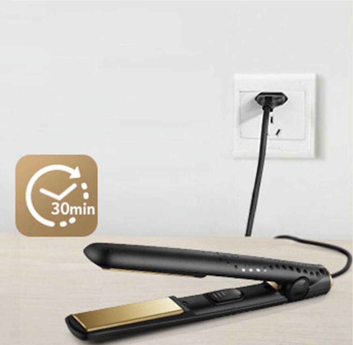 ghd V Gold Classic Stijler met 3 Pins Adapter en Kussensloop - afbeelding 2
