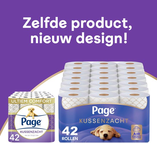 Page Coussiné papier toilette - 42 rouleaux - Value pack