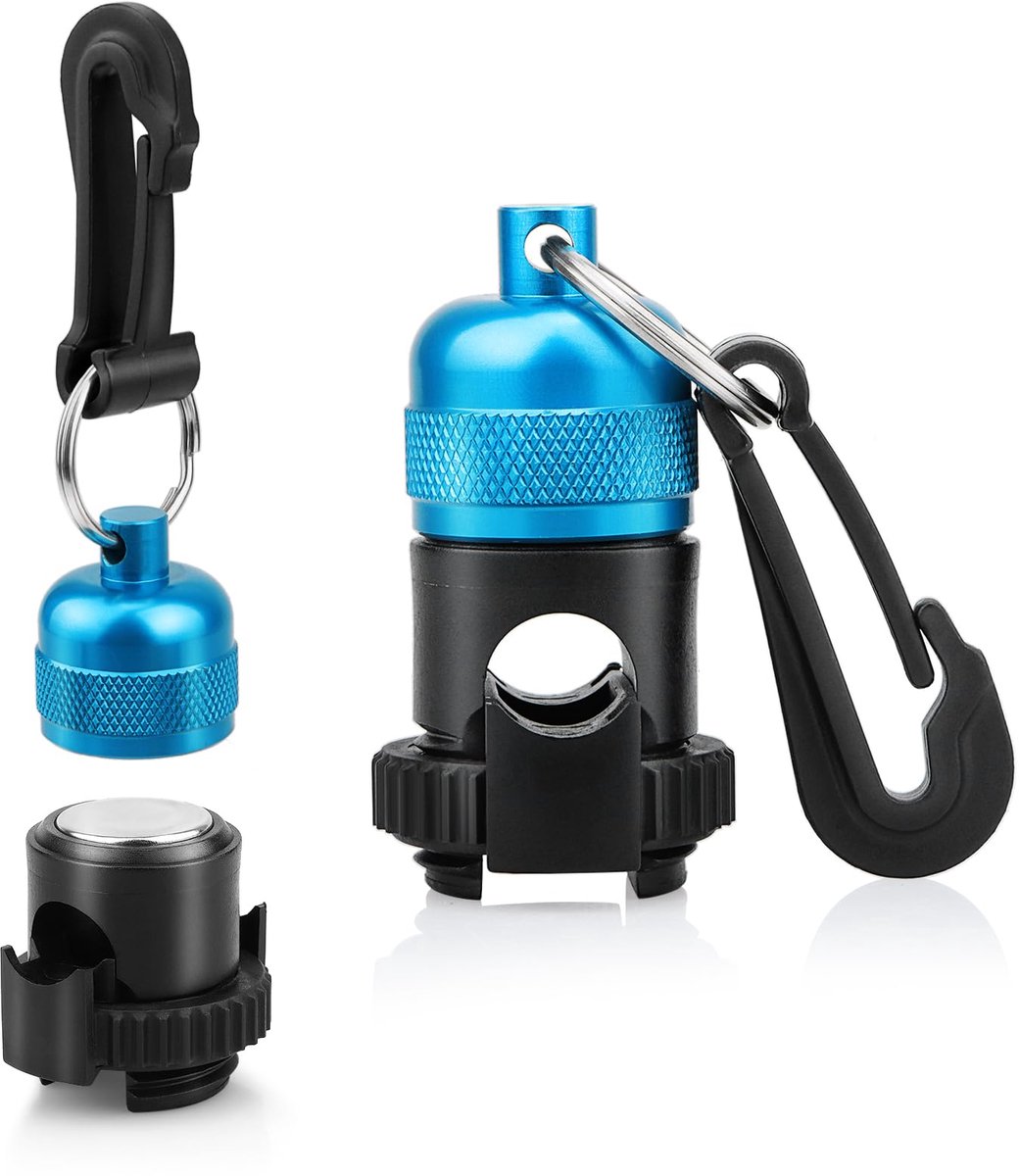 Magnetische duikregelaar Octopus Verstelbare slanghouder met clip
