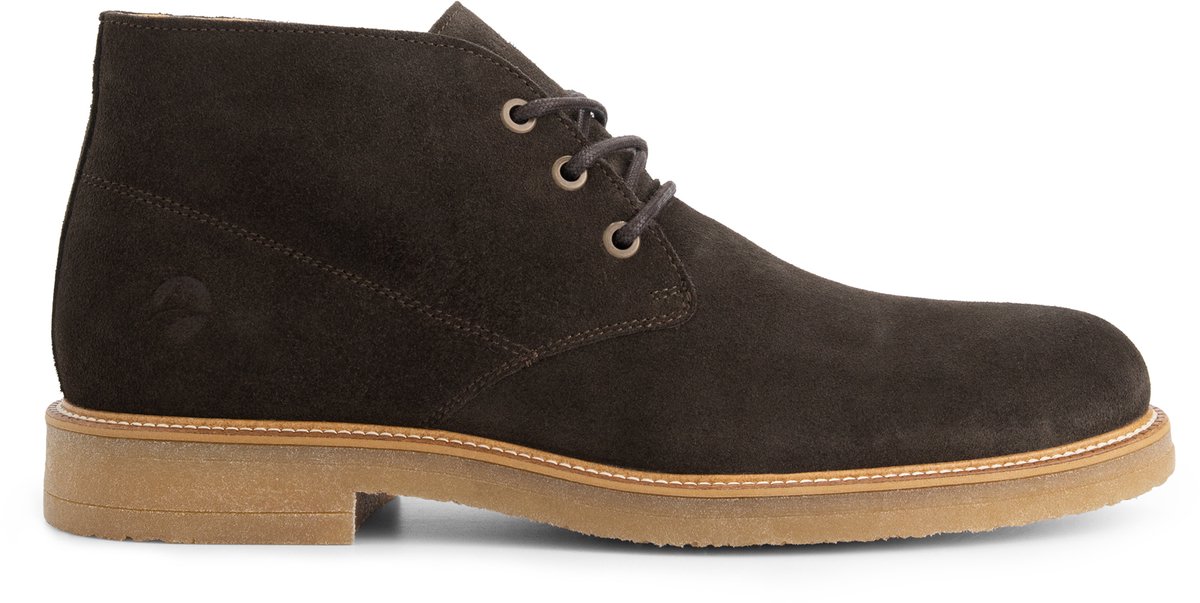 Travelin’ Ferryhill Heren Veterschoenen Leer Donkerbruin