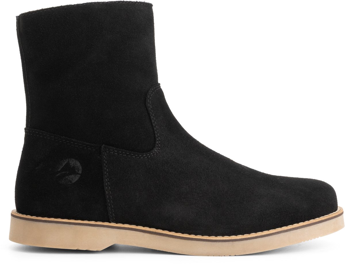 Travelin' Cahors Dames - Enkellaarsjes - Leer - Zwart