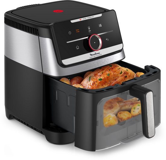 Moulinex Easy Fry Silence EZ876DF0 Airfryer met Dubbele Lade - Groupe Seb - €166,99