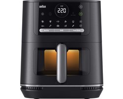 Braun MultiFry 5 Airfryer 3in1 met kookvenster - HF5073 - 6L - tot 6 personen - Vaatwasbestendige Lade
