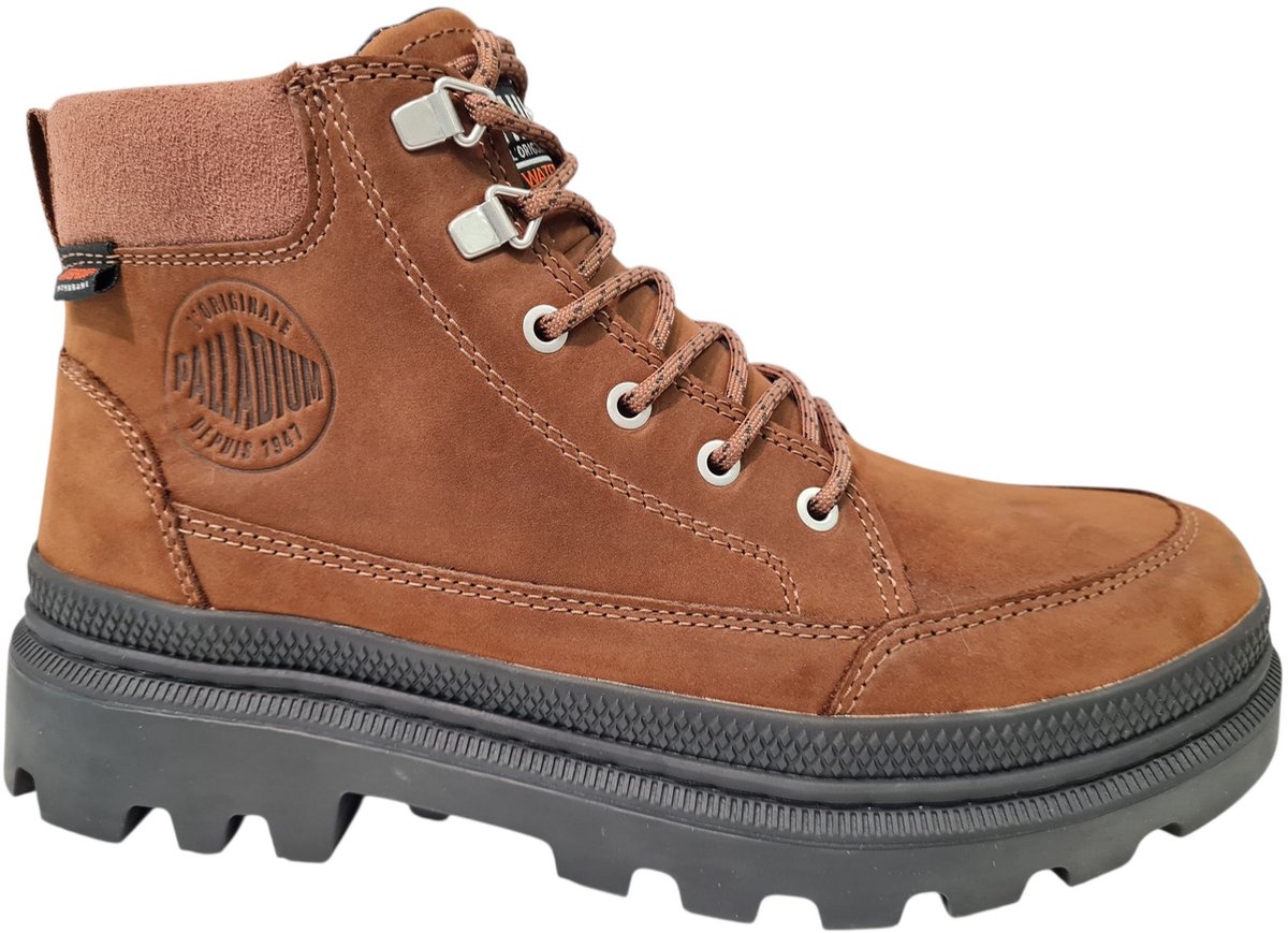 Palladium Troopercuff WP Bison Veterboots Nubuck Heren Bruin