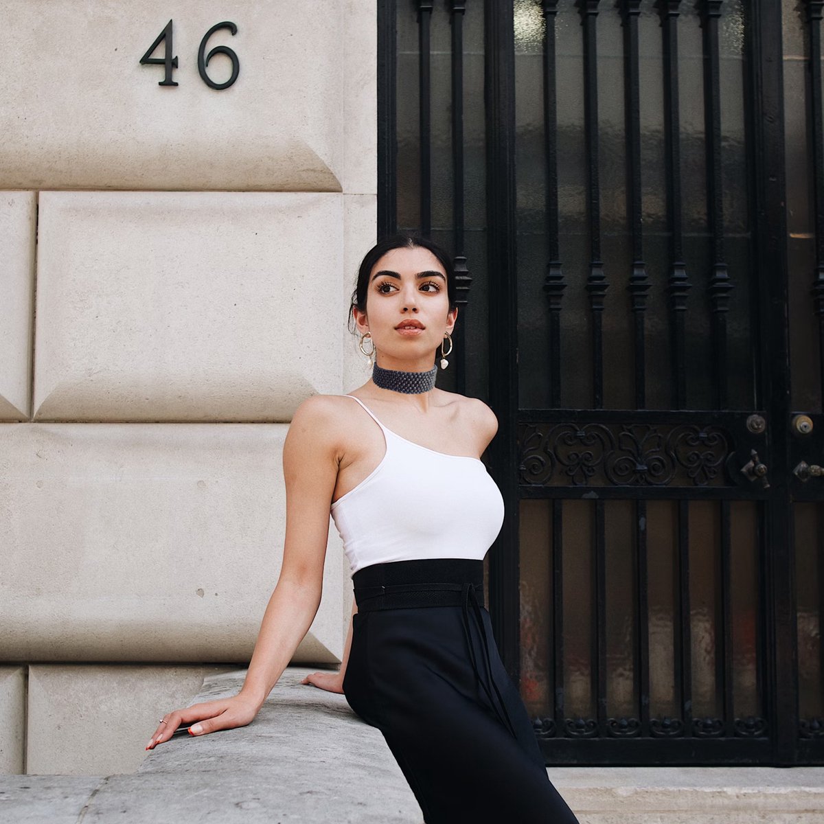 CocoReef Wide Choker of Haarband Zwart