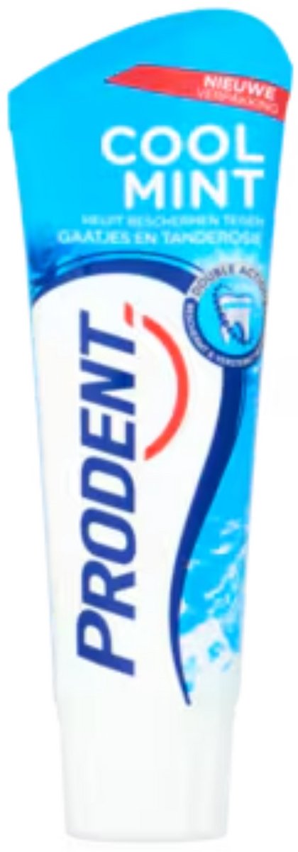 Prodent Cool Mint Tandpasta - 75 ml - Met Calcium & Fluoride - 24u Bescherming tegen Gaatjes - Frisse Adem