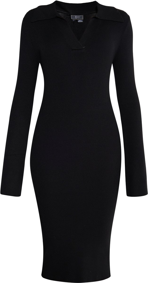faina Jersey schede jurk