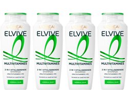 L'Oréal Paris Elvive - Multivitamines - Shampoo - 4 x 250ml