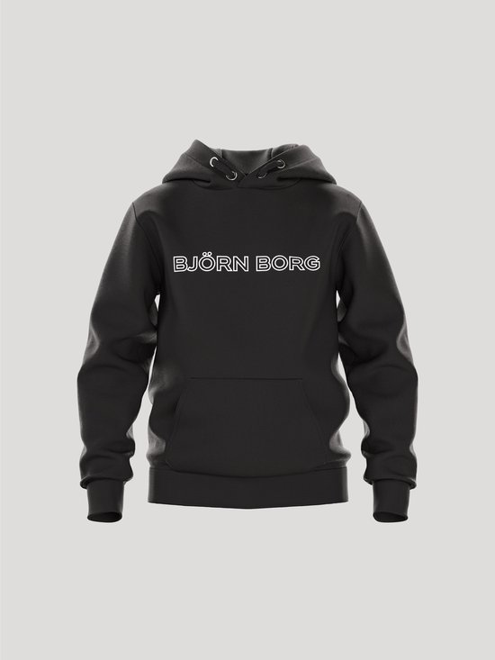 Sweat à capuche Björn Borg Essential 3 Enfants - Zwart - Taille 158/164