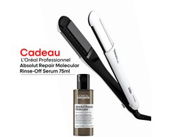 L'Oréal Professionnel SteamPod 4.0 + Haarserum cadeau - Professionele stoom stijl- & krultang + Absolut Repair Molecular Serum 75ml cadeau voor beschadigd haar