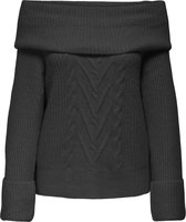 ONLY - ONLLUNA LS OFF SHOULDER PULLOVER KNT - Dames - Gebreide truien