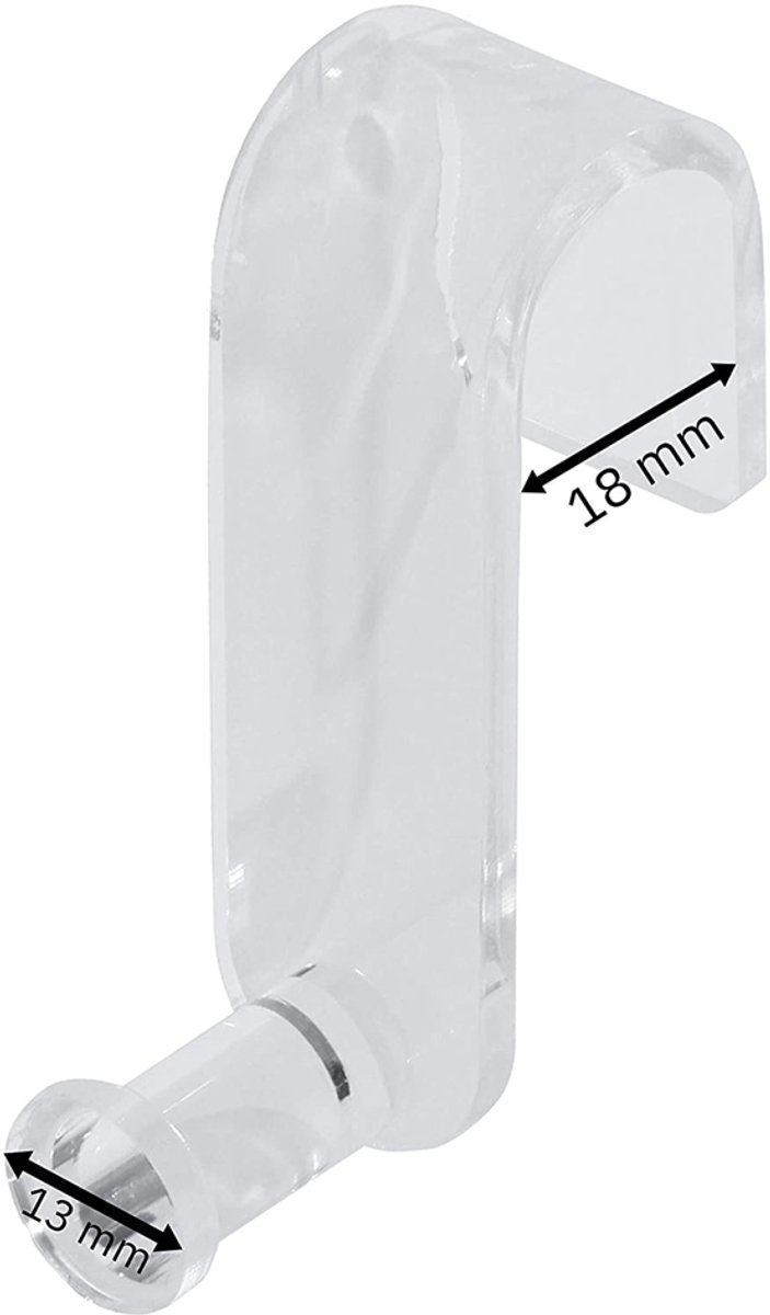 Sigel flipover haken - meet up - transparant - 55x63x20mm - SI-MU162 thumbnail 4
