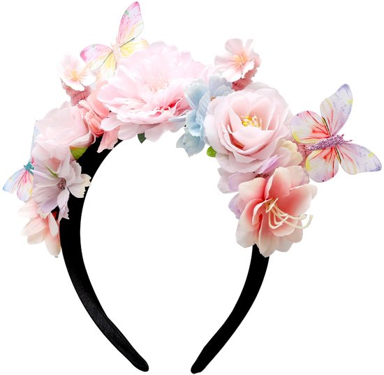 Diadeem Golden flower - Studio Frommie - De webshop voor haarspeldjes en meer