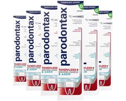 Parodontax - Tandpasta - Tandvlees+Gevoeligheid & Adem - Whitening - 75ml x 6