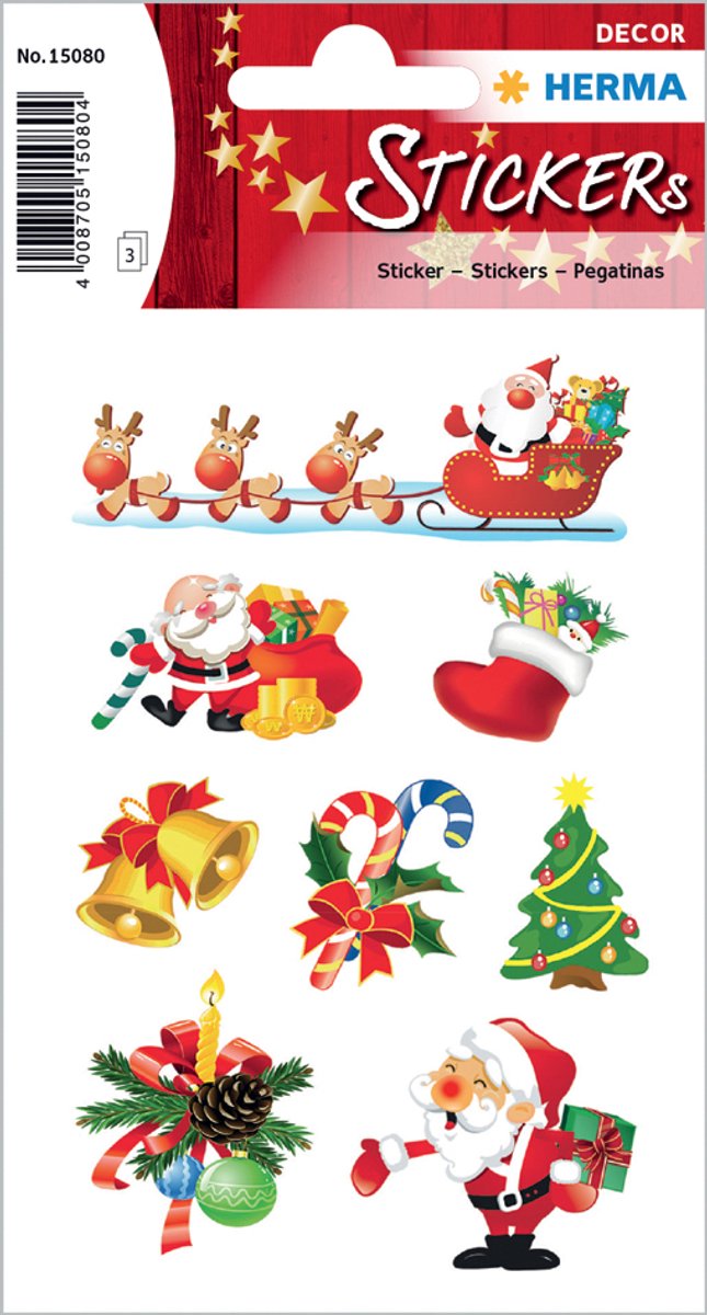 HERMA 3219 sticker Papier Rood Permanent 63 stuk(s)