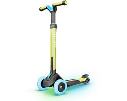 BERG Nexo Kinderstep - Step 3 wielen - Vanaf 2 jaar - Opvouwbaar - In hoogte verstelbaar - Incl. LED-deck + LED wielen - Lime