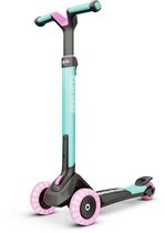 BERG Nexo Kinderstep - Step 3 wielen - Vanaf 2 jaar - Opvouwbaar - In hoogte verstelbaar - Incl. LED wielen - Mint