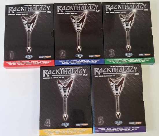 Rockthology 1 t/m 5 Collection (20DVD)