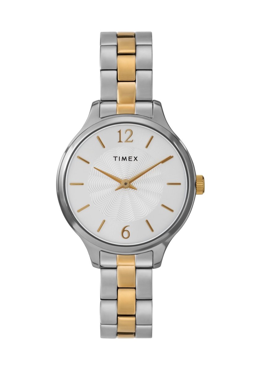 Timex Peyton Quartz Analoog Horloge Twee Toon Kast: 100% Loodarm Messing | Armband: 100% Roestvrij Staal 32 TW2W98100AJ, TW2W98200AJ, TW2W98400AJ